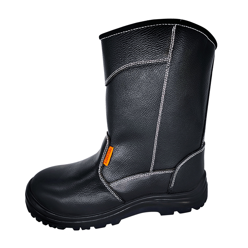 SS360 beskyttelsessko i fuldnarvet læder med høj slidstyrke