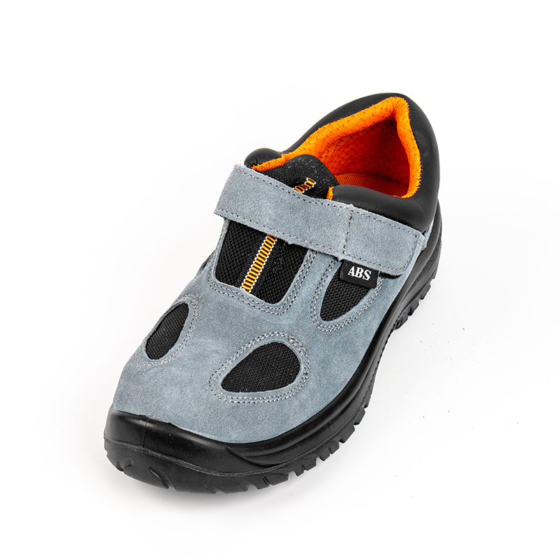 SS106 åndbar mesh stål tå ruskind sikkerhedssko