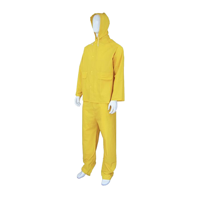 RC001 PVC/Polyester letvægts vandtæt regnfrakkesæt