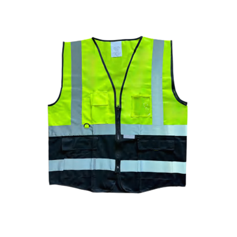 RF013 CE High Visibility Multi Pocket Construction Industriel reflekterende sikkerhedsvest