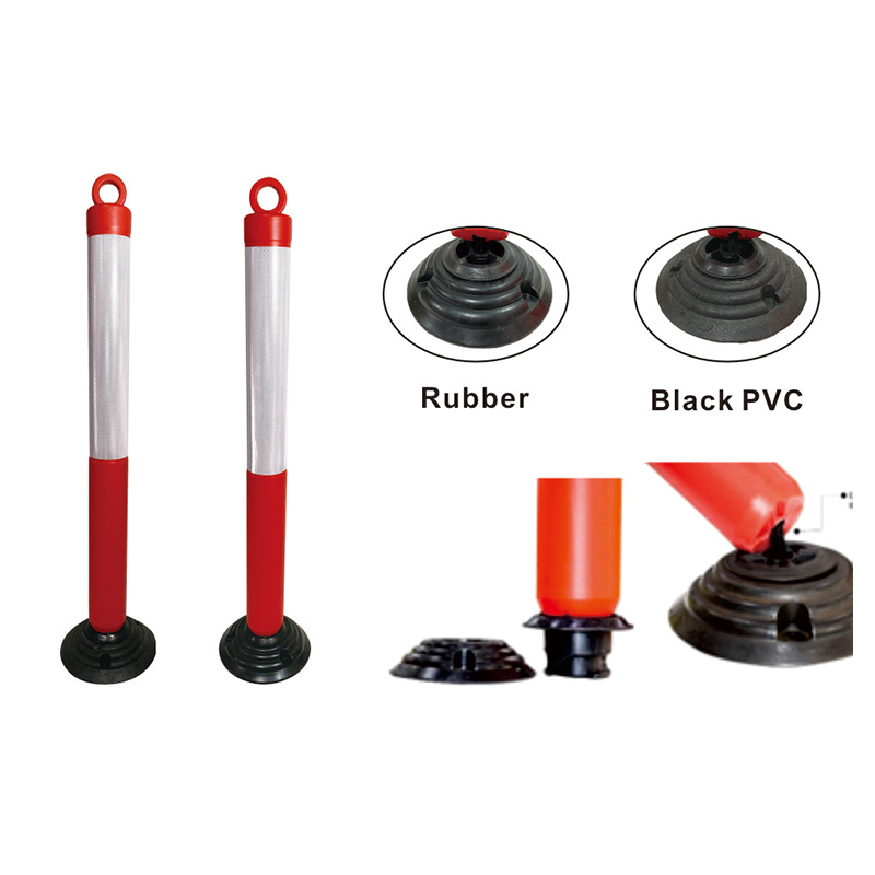 TS008 Bærbar advarselspost for vognbanedeler